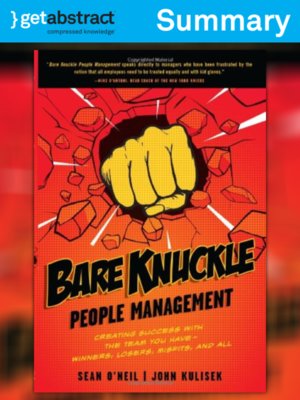 cover image of Bare Knuckle People Management (Summary)